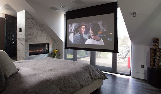 Projector Above The Bed