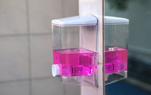 Pink Soap In Public Bathrooms