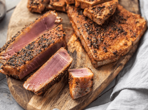 Cast Iron Tuna Steak Recipe