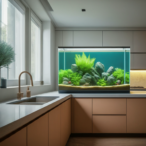 Fish Tank in the Kitchen