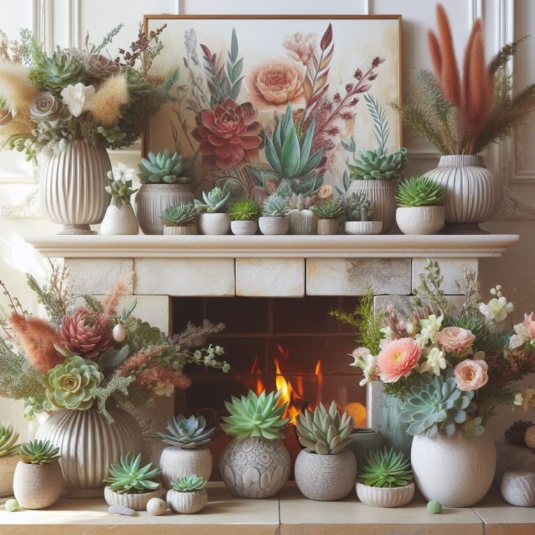 Spring Fireplace Décor: 15 Fresh & Fabulous Ideas You Can Use! - My ...