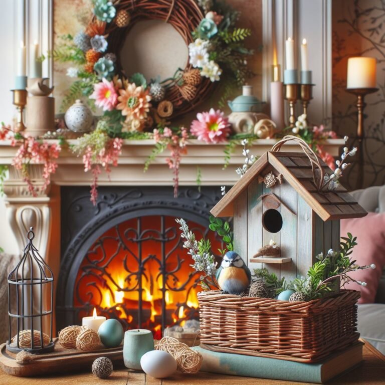 Spring Fireplace Décor: 15 Fresh & Fabulous Ideas You Can Use! - My ...