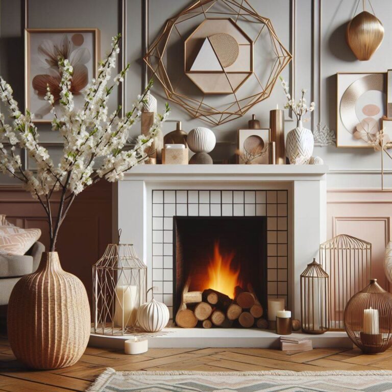 Spring Fireplace Décor: 15 Fresh & Fabulous Ideas You Can Use! - My ...
