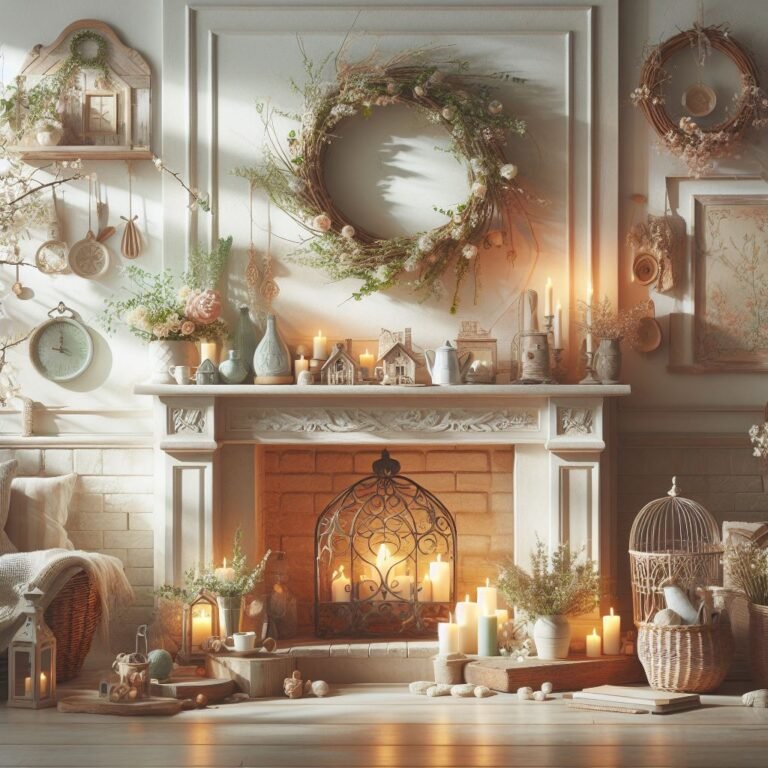 Spring Fireplace Décor: 15 Fresh & Fabulous Ideas You Can Use! - My ...
