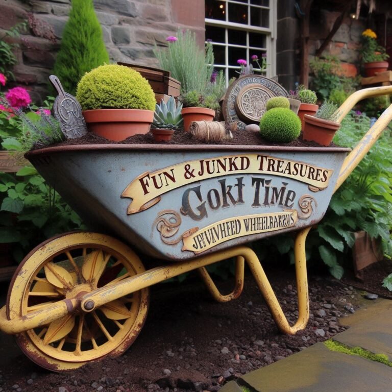 12 Fun And Junky Planters For Your Yard - My Besuited Home