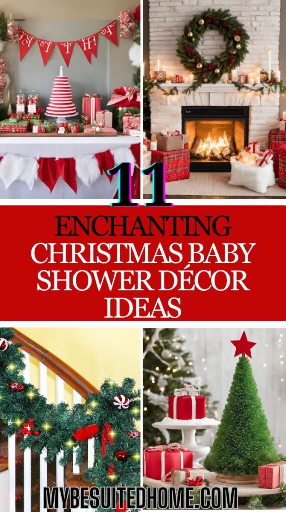 Enchanting Christmas Baby Shower Décor Ideas