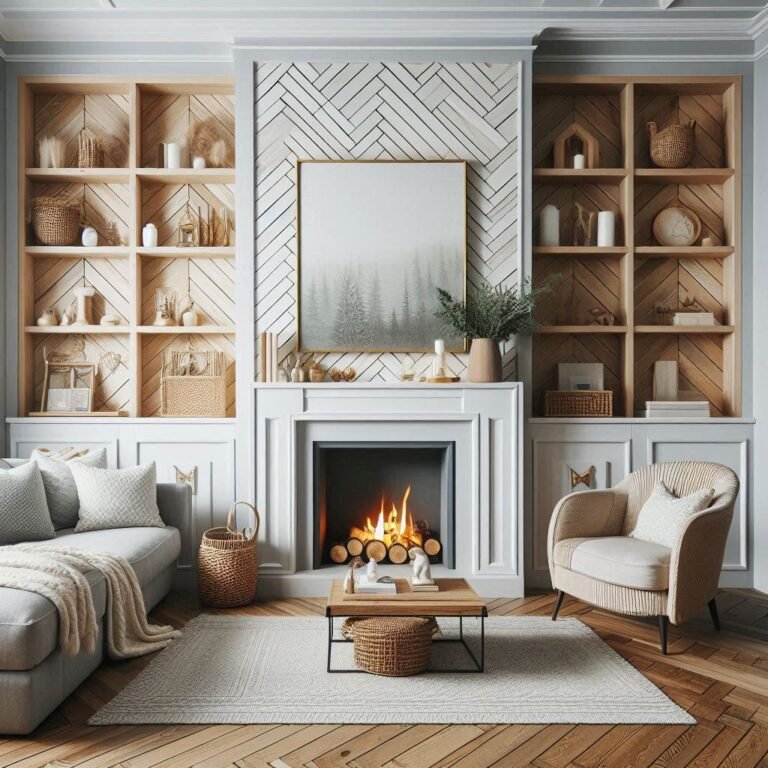 20+ DIY Shiplap Fireplace Ideas To Transform Your Living Space - My ...