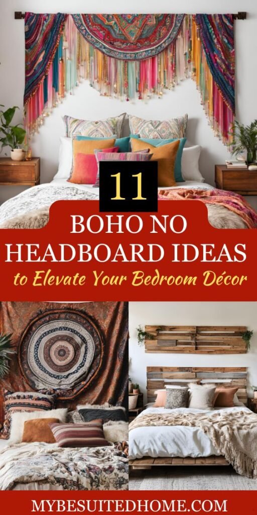 Boho No Headboard Ideas to Elevate Your Bedroom Décor