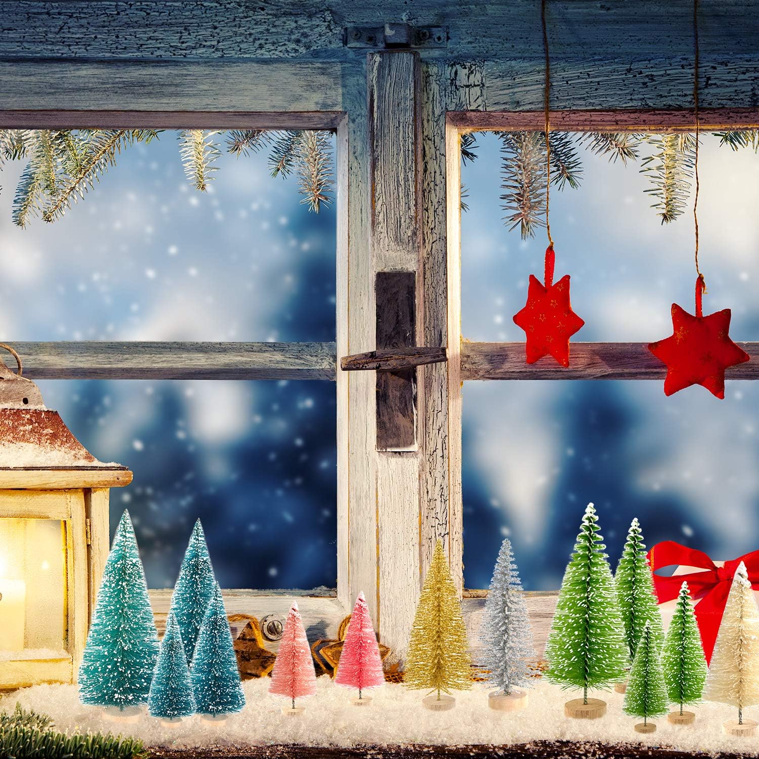 Small Apartment Christmas Decor with Compact Christmas Village