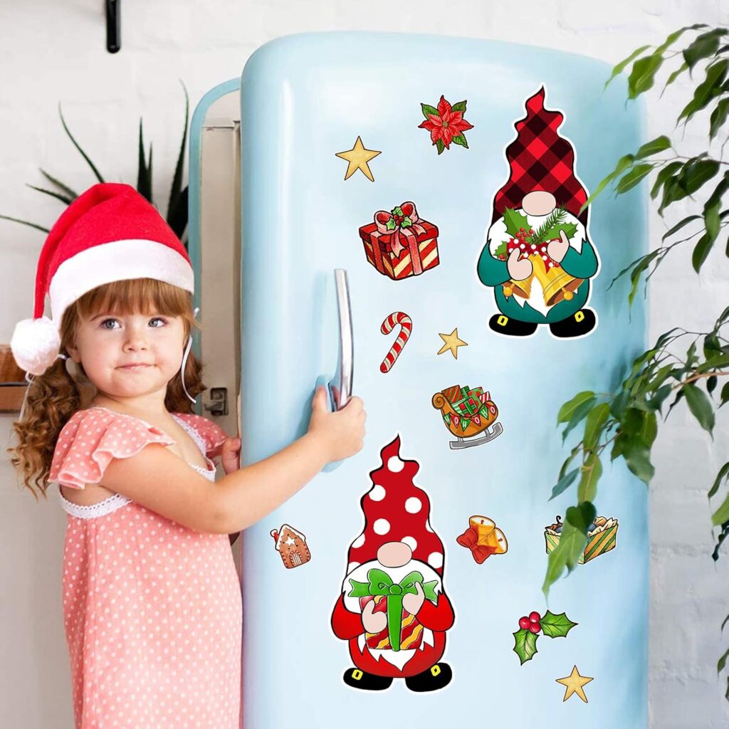 Small Apartment Christmas Decor with Festive Wall Decals