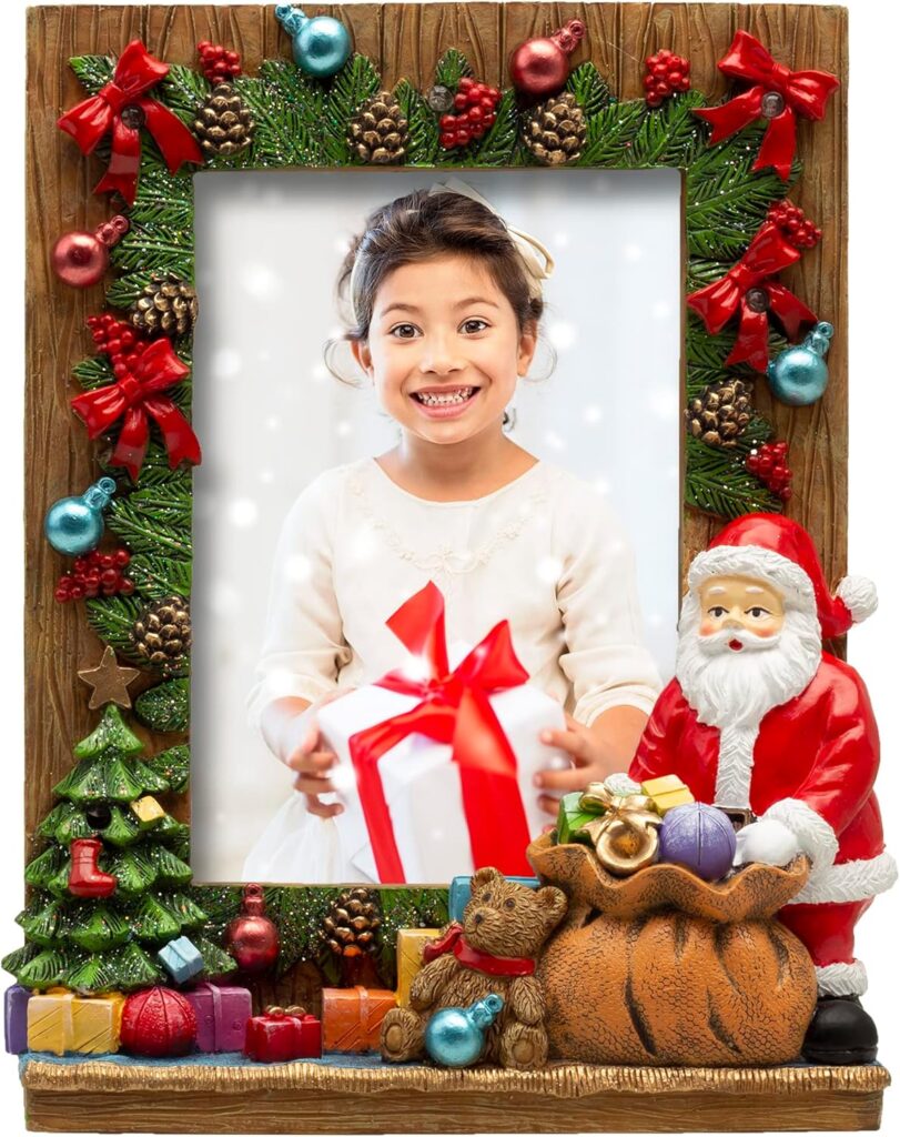 Small Apartment Christmas Decor with Holiday Photo Displays