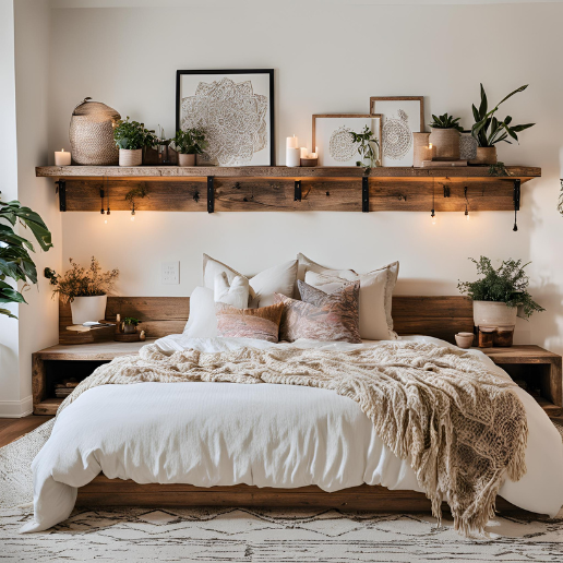 Boho No Headboard Ideas