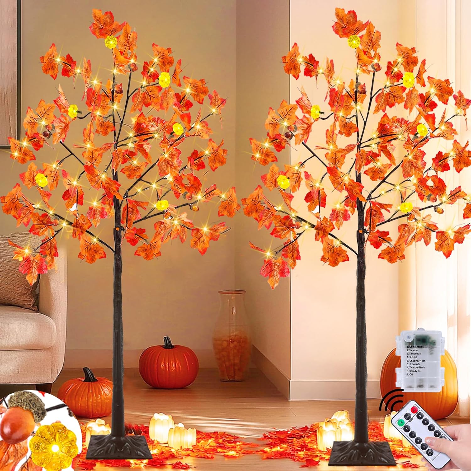 Fall Harvest Tree Decorating Ideas