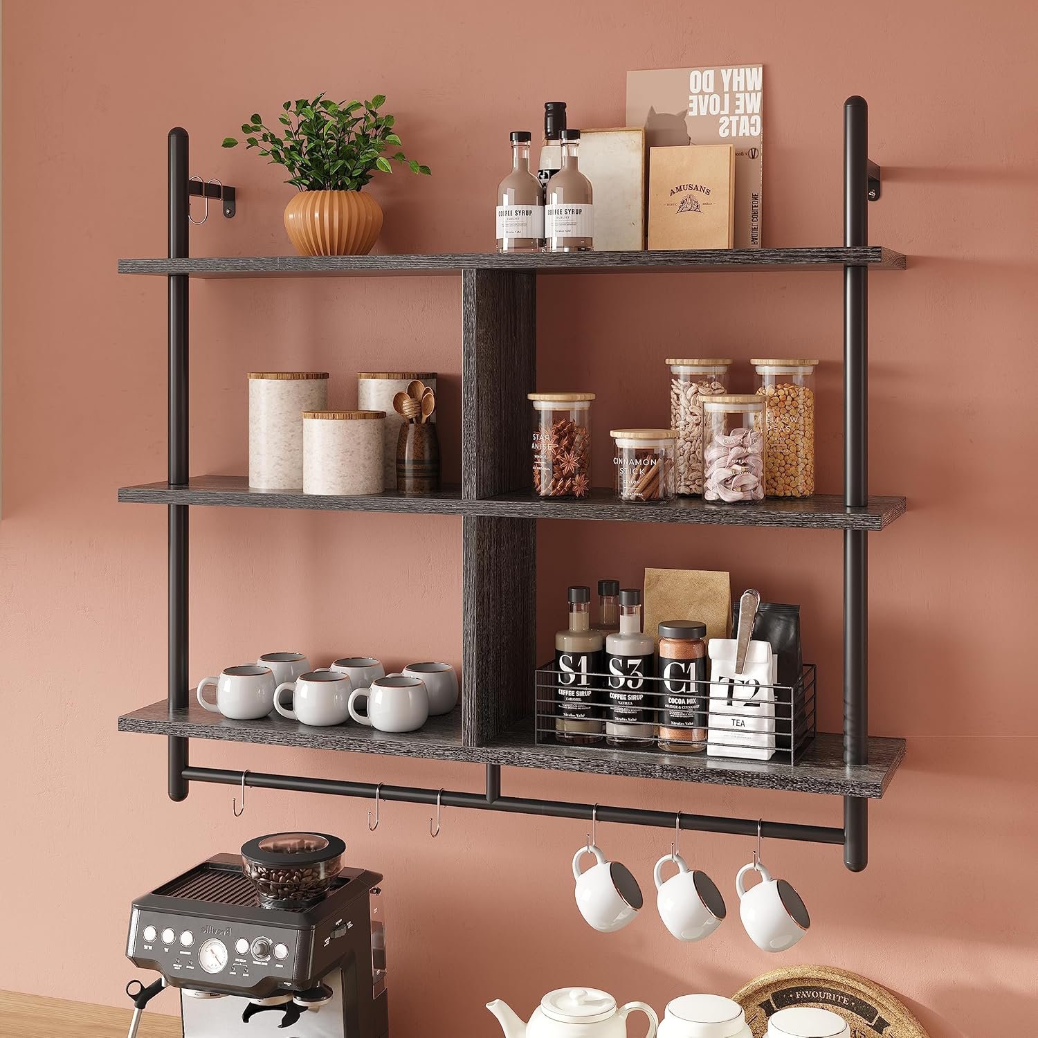 18 Creative Modern Coffee Bar Ideas For Coffee Lovers At Home - My Besuited Home