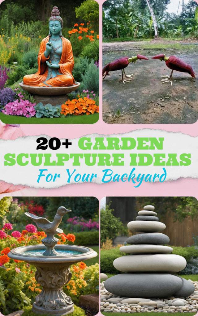 20+ Garden Sculpture Ideas For Your Backyard