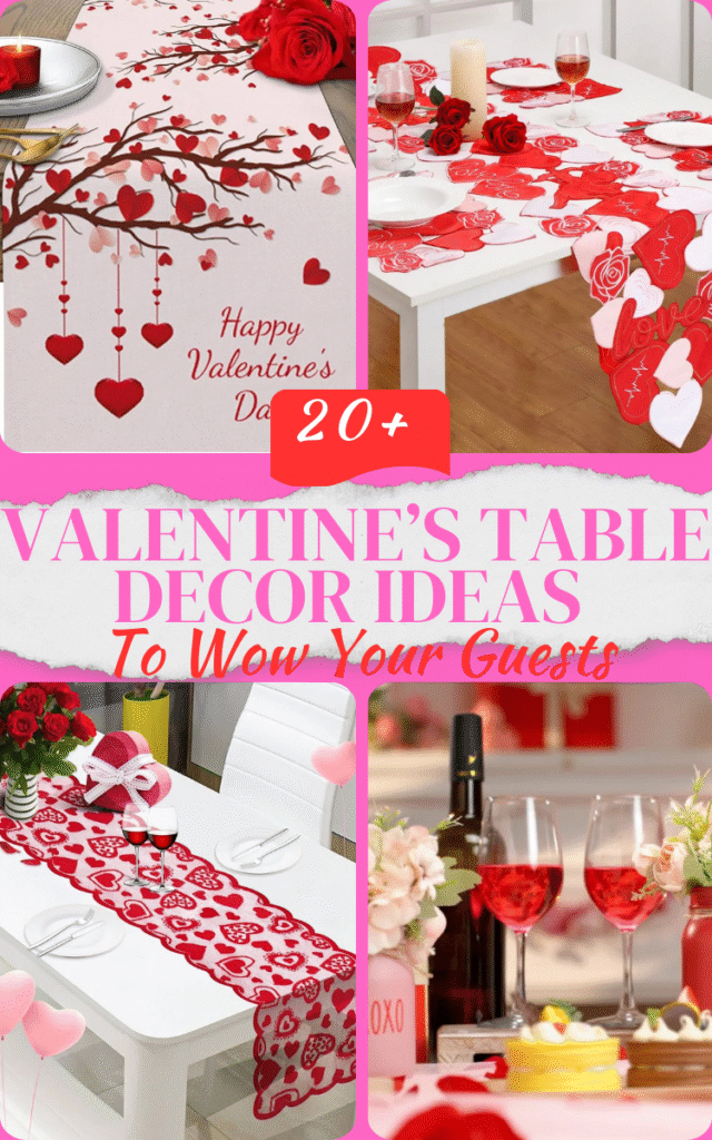 Beautiful Valentine’s Day Table Setting Ideas
