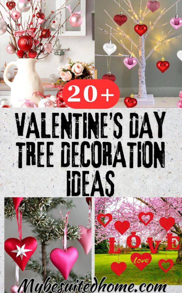 20+ Valentine’s Day Tree Decor Ideas to Fill Your Home with Love