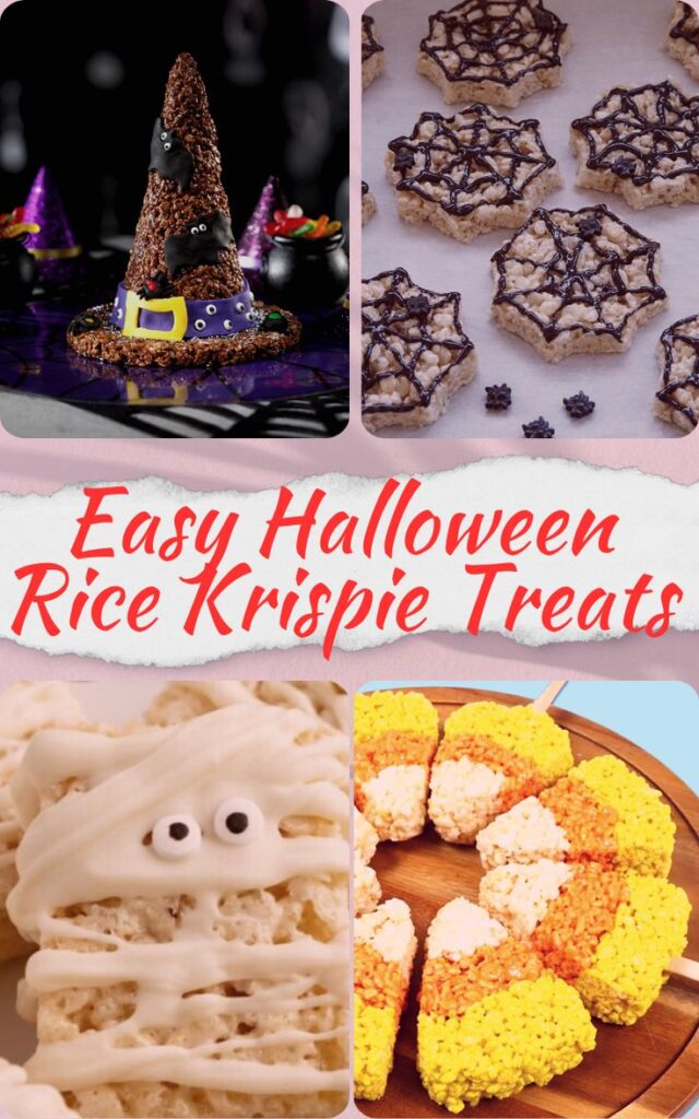 Easy Halloween Rice Krispie Treats
