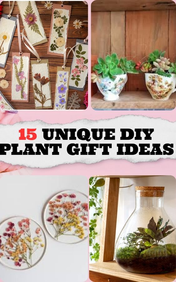 Unique DIY Botanical Gifts
