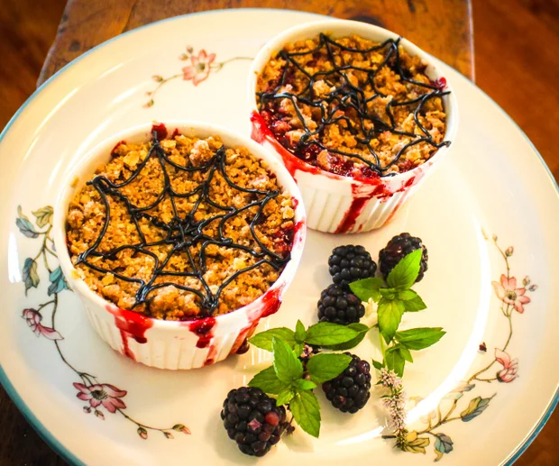 Halloween Breakfast Spiderweb Cereal Bowl