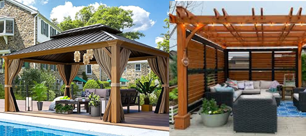 Pergola vs Gazebo