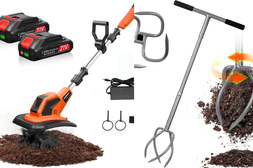 Electric vs Manual Tiller