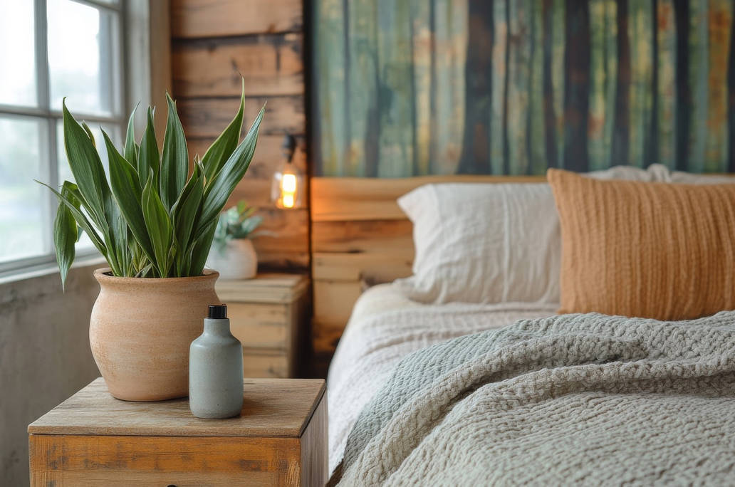 Unique Biophilic Bedside Design Ideas