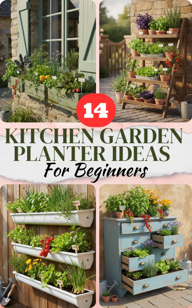 Kitchen Garden Planter Ideas That Are Perfect for Beginners