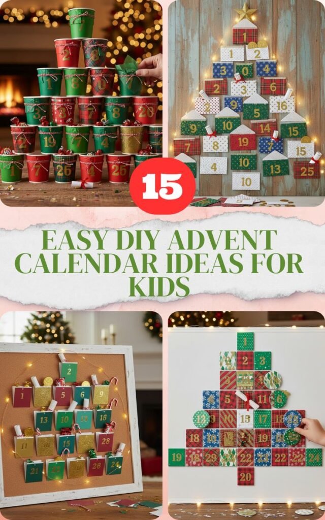 Easy DIY Advent Calendar Ideas for Kids