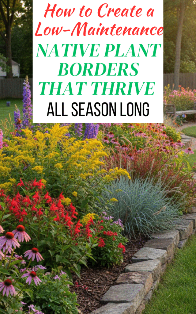Low-Maintenance Native Plant Borders That Thrive
