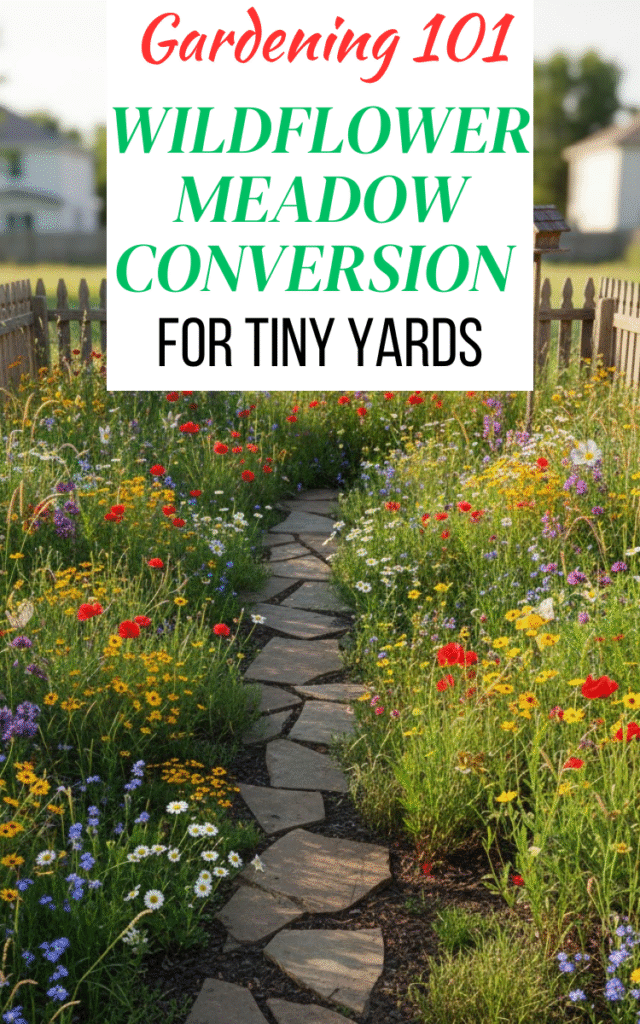 Wildflower Meadow Conversion for Small Yards A Step-by-Step Guide