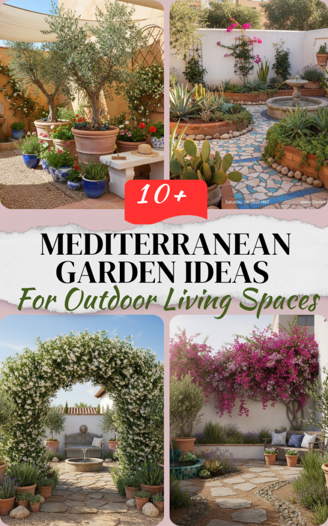 Mediterranean Garden Ideas for Outdoor Living Spaces