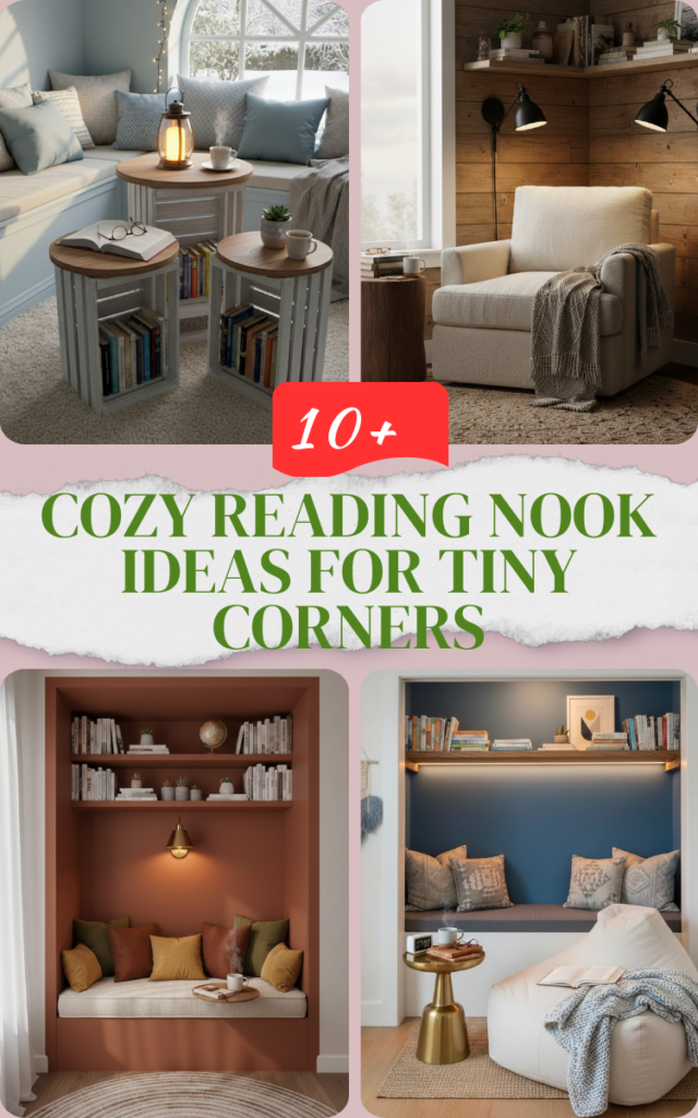 Cozy Reading Nook Ideas for Tiny Corners