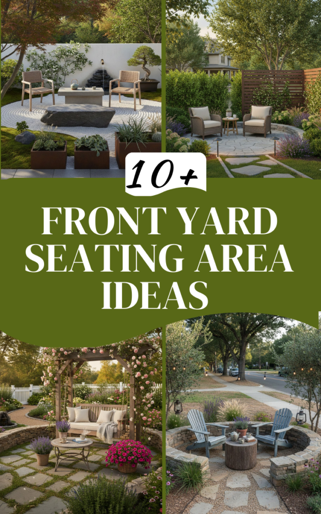 Front Yard Seating Area Ideas for a Relaxing Space