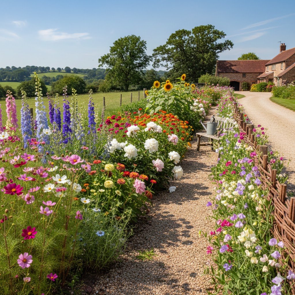 Cut Flower Garden Layout Ideas