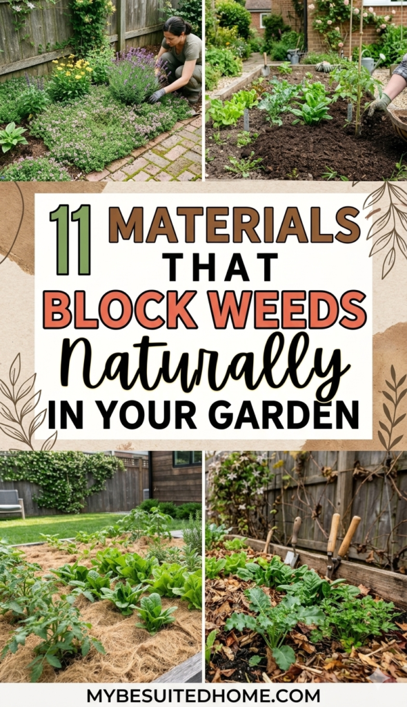 11 Materials That Block Weeds Naturally in Your Garden