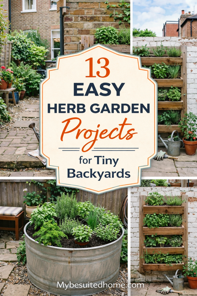 13 Easy Herb Garden Projects That Will Instantly Upgrade Your Backyard or Balcony