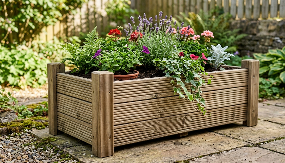 How to Build a Wooden Planter Box Out of Decking