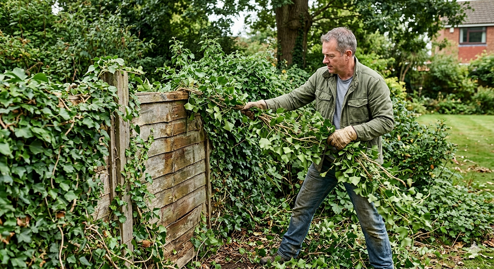 How to Get Rid of Ivy Climbing Up Your Fence