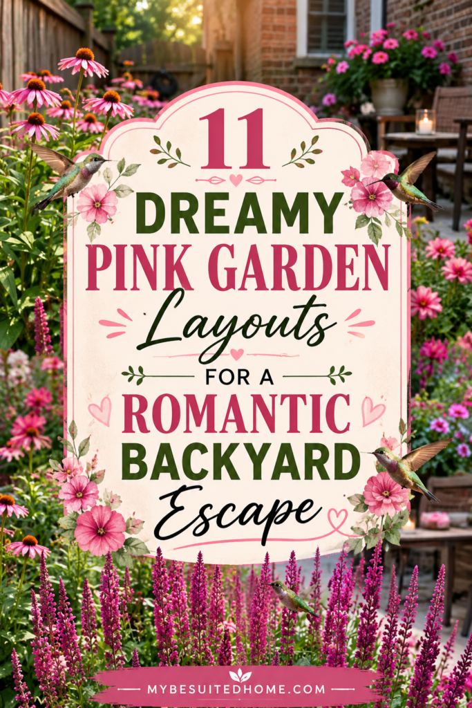 11 Pink Flower Garden Ideas That Look Beautiful in Every Season
