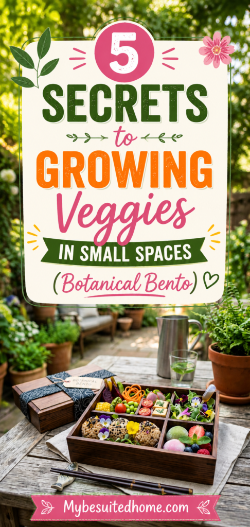 The Botanical Bento: How to Grow Veggies in Small Patio Spaces