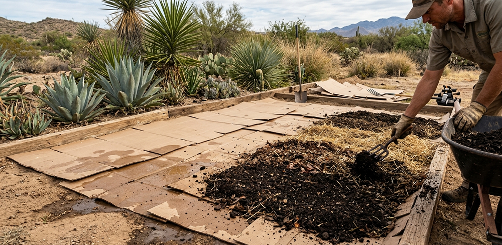 Best Mulching Methods for Desert Gardens