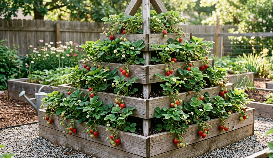 Brilliant Strawberry Planter Ideas Using DIY and Upcycled Garden Containers