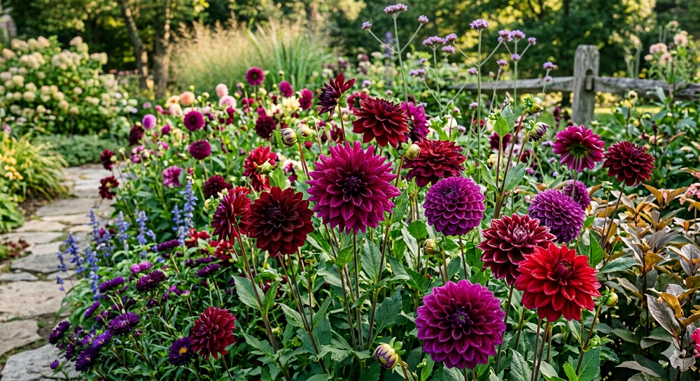 How to Design a Jewel Tone Garden for Late Summer Blooms