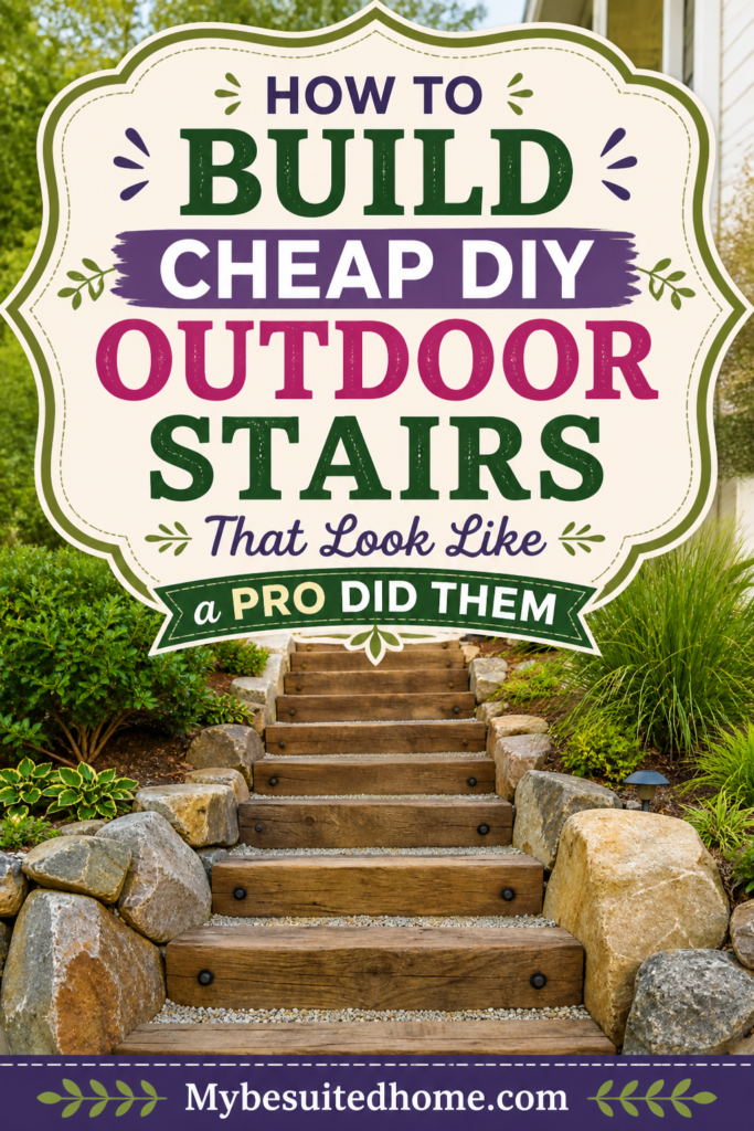 How to Build Cheap DIY Outdoor Stairs That Won't Collapse Under Your Mother-in-Law
