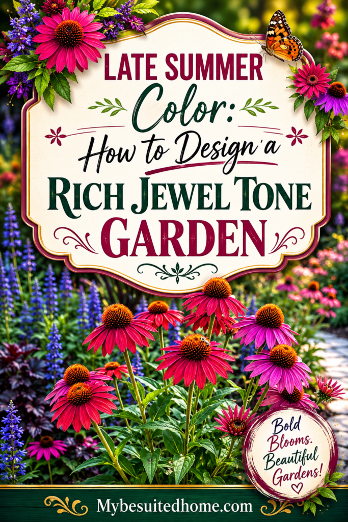 How to Design a Jewel Tone Garden for Late Summer Blooms