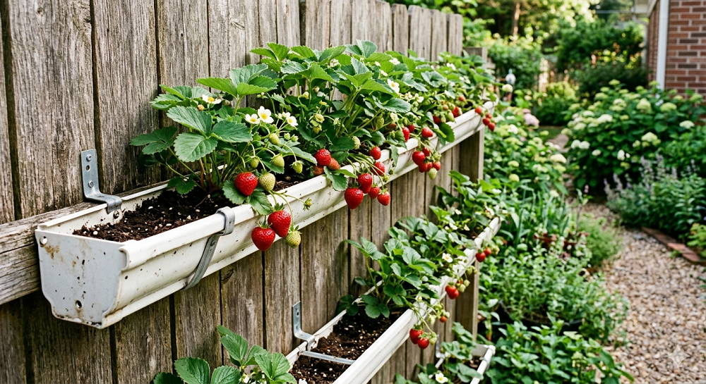Brilliant Strawberry Planter Ideas Using DIY and Upcycled Garden Containers