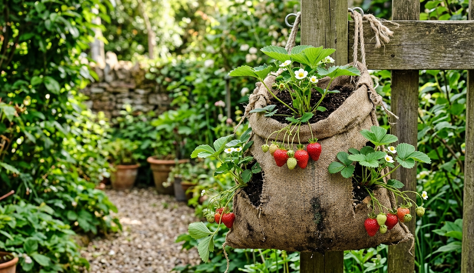 Brilliant Strawberry Planter Ideas Using DIY and Upcycled Garden Containers