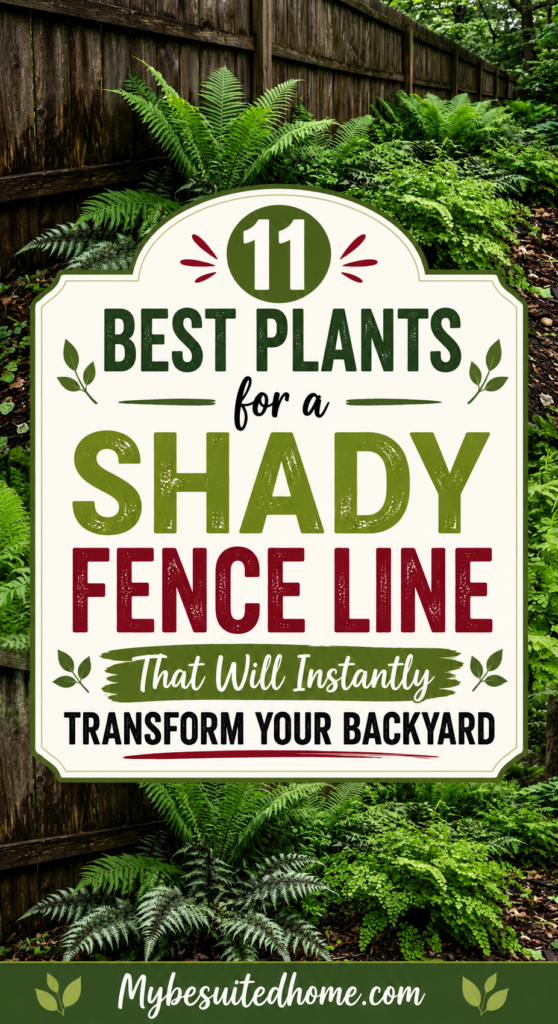 Best Plants for a Shady Fence Line That Will Instantly Transform Your Backyard