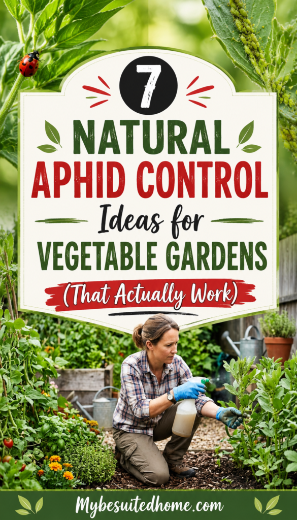 Natural Aphid Control Ideas for Vegetable Gardens (That Actually Work)